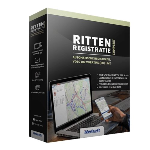 RittenRegistratie Compleet met Live volgen functie. Bestel voor € 219,- in de webshop.